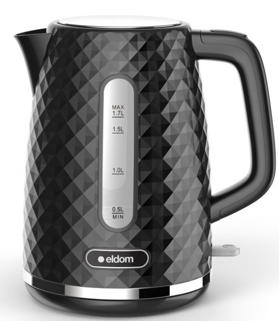 Eldom C280C rýchlovarná kanvica 2200 W 1,7 l čierna